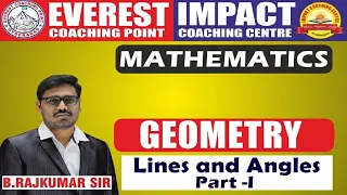 Lines And Angles Free Class | SSC CGL CHSL MTS CPO STENO NTPC 2021 Geometry Concepts by Rajkumar Sir