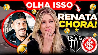 OLHA O CHORO DA RENATA FAN APÓS A VITÓRIA DO GALO SOBRE O INTERNACIONAL NO JOGO ABERTO