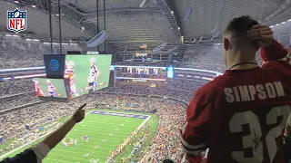 Cowboys INSANE Final Drive Crowd Live Reactions FROM THE STADIUM | 2022 NFC Wild Card Playoffs