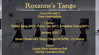 Roxanne’s Tango || Linedance || easy Intermadiate || January 2021