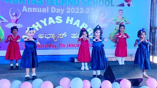 Annual day celebration 2022-23 " Barbie girl dance by our UKG Kids  "