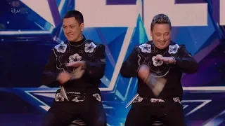 Britain's Got Talent 2020 The Lozkha Brothers Make Spooning Dangerous Full Audition S14E06