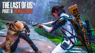 The Last of Us 2 Remastered - Aggressive Kills | Encounters + No Return ( Grounded No DAMAGE ) 4K