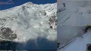 Triggered avalanches Zermatt 11Dec2018