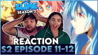 RIMURU BECOMES A DEMON LORD! 😱 - That Time I Got Reincarnated as a Slime S2 Episode 11-12 Reaction