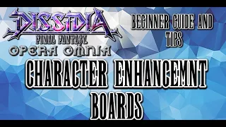 DFFOO Beginner Guide - Character Enhancement Boards