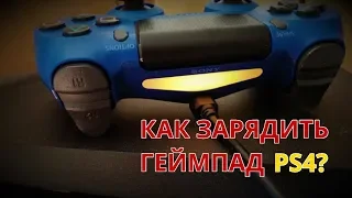 Как заряжать джойстик (геймпад) ps4 и как понять что он заряжен? Советы новичкам Playstation.