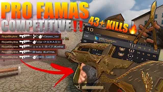 Standoff 2 Pro Famas Competitive 43 Kills Double Ace Gameplay‼️
