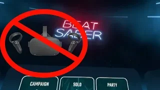 Playing Beat Saber without a VR headset (read description)