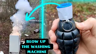 💣 BIG FIRECRACKERS vs WASHING MACHINE 💣 Testing powerful firecrackers part 4