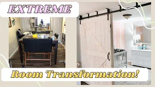 EXTREME Bedroom Makeover | Full Bedroom Transformation On A Budget