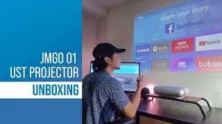 JMGO O1 ultra-short-throw projector unboxing and initial review