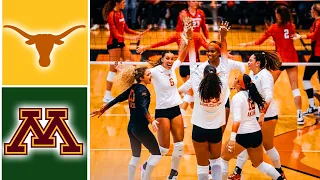 #1 Texas vs #5 Minnesota Highlights | NCAA Women's Volleyball | 2023 College Volleyball