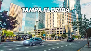 TAMPA FLORIDA - 4K Street Walking Tour