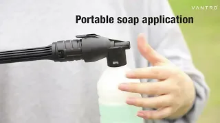 Vantro Portable Powerful High Pressure 24v Lithium Cordless Wireless Car Washing Gun Wash