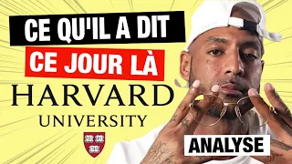 La Conférence De BOOBA à HARVARD Enfin Dévoilée