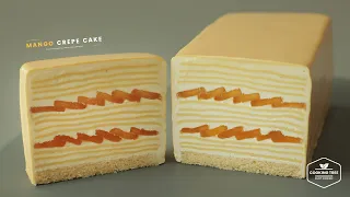 망고 크레이프 케이크 만들기 : Mango Crepe Cake Recipe | Cooking tree