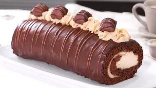 Brazo de Gitano de Kinder y Chocolate - Cake Roll