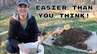 Easiest Way to Plant Bare Root Trees!!