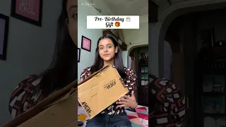 Pre-Birthday Gifts UNBOXING 🌸 | #ytshorts #shorts #ashortaday #minivlog #viral #nykaa