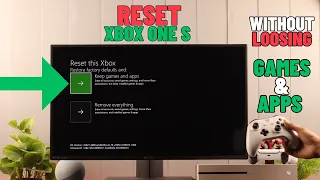 How To Reset Xbox One Console Without Losing Games Data!