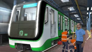 Subway simulator 3D. МЕТРОСТРОЙ. ПОЕЗДА. НОВЫЙ ГОД. ЧАСТЬ 2. ВРЕЗАЛСЯ В ПОЕЗД!!! МЕТРО.