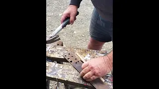 Making dowels with a traditional dowelplate