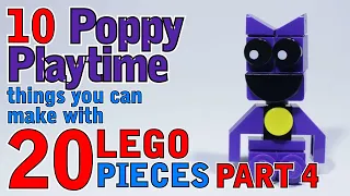 10 Poppy Playtime things you can make with 20 Lego Pieces Part 4