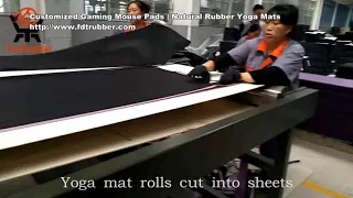 PU Yoga Mat Complete Video from FDT Rubber