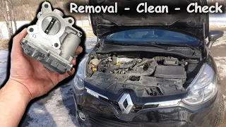 Renault Clio THROTTLE BODY removal & clean 0.9 Tce