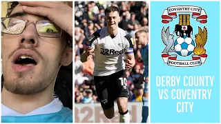 Derby County 1-1 Coventry City: Coven-troversy as Lawrence Rescues a Point! MATCHDAY VLOG! (21/22)
