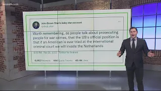 VERIFY: If an American is charged with a war crime, would the US invade the Netherlands?