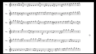 He's a pirate violin sheet music (Hans Zimmer)