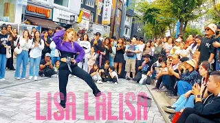 K-POP IN PUBLIC |ONE TAKE [ LISA - LALISA] HONDAE BUSKING #kpopinpublic