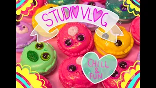 Sculpting Cookie Worry Warts & Eating Well : Studio Vlog #4