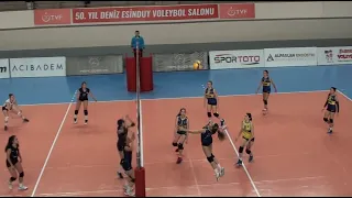 TUZLA REKOR - MILAN ATLETIK B 1.SET YILDIZ KIZLAR VOLEYBOL (29.12.22/ISTANBUL)