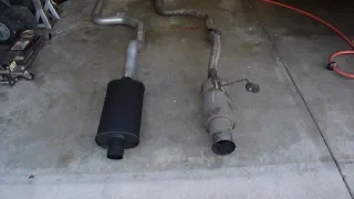 98 Civic Build - 3" Exhaust and Cold Start of Both for comparison