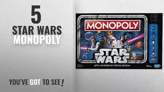 Top 10 Star Wars Monopoly [2018]: Monopoly Game: Star Wars 40th Anniversary Special Edition