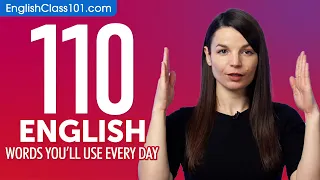 110 English Words You'll Use Every Day - Basic Vocabulary #51