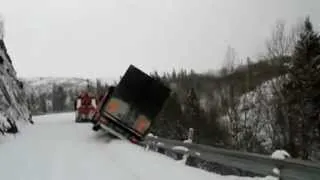 Truck rescue in Norway gone totally wrong!