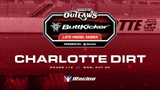 World of Outlaws ButtKicker Late Model Series | Round 10 at The Dirt Track at Charlotte