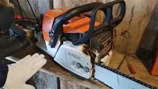 STIHL 361 ремонт. Заводится и глохнет