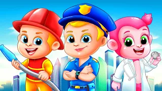 Police Officer Song | Popular Songs for Children | Healthy Habits w Kids Songs and Nursery Rhymes