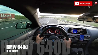 BMW 640d Acceleration 0-200km/h | dragy