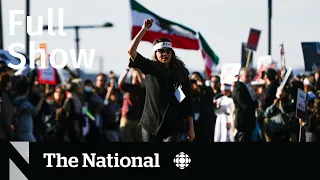 CBC News: The National | Iran death threats, Snow emergency, Alphonso Davies