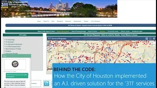 How the City of Houston implemented an A.I. driven solution for their '311' services