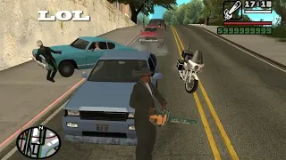 GTA San Andreas  - Funny Moments w/  FoxwitdaGlox