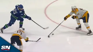 Canucks Fans Erupt After Elias Lindholm Scores First Home Playoff Goal In Nine Years