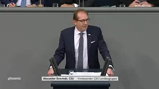 Alexander Dobrindt zur Regierungserklärung von Angela Merkel zum Europäischen Rat am 17.10.19