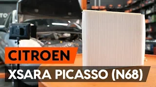 How to change pollen filter / cabin filter on CITROEN XSARA PICASSO (N68) [TUTORIAL AUTODOC]